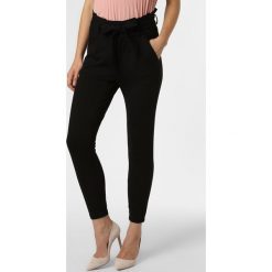 Vero Moda - Spodnie damskie – Vmeva, czarny. Czarne spodnie damskie Vero Moda, bez wzorów, eleganckie, z podwyższonym stanem. Za 179,95 zł.