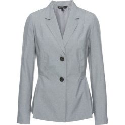 Żakiet bonprix srebrnoszary melanż. Szare żakiety damskie bonprix, bez wzorów. Za 39,99 zł.