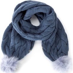 Szal LIU JO - Sciarpa 30x160 Trecc A18227 M0300 Blu Polvere 83918. Niebieskie szaliki damskie Liu Jo, z materiału. W wyprzedaży za 209,00 zł.