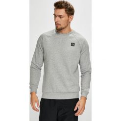 Under Armour - Bluza. Niebieskie bluzy męskie Under Armour, s, z nadrukiem, z bawełny, z kapturem, bez rękawów, bez kaptura. W wyprzedaży za 129,90 zł.