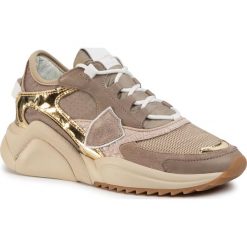 Sneakersy PHILIPPE MODEL - Eze EZLD WC03 Boue. Pomarańczowe półbuty damskie Philippe Model, na co dzień, bez wzorów, ze skóry, bez obcasa, bez zapięcia. Za 1599,00 zł.