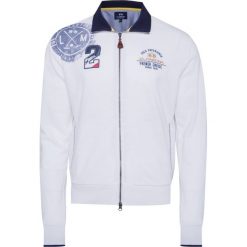 Bluza LA MARTINA. Białe bluzy męskie La Martina, w paski, z dzianiny, polo, bez rękawów, bez kaptura. W wyprzedaży za 410,00 zł.