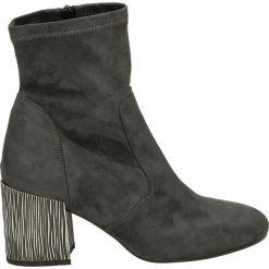 Botki - SC378 STR GRI. Szare botki damskie Venezia, z materiału. Za 329,00 zł.