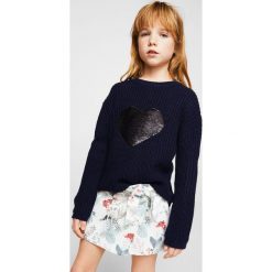 Mango Kids - Szorty dziecięce Judy 110-152 cm. Szare spodenki dziewczęce marki Mango Kids, z bawełny, casualowe. W wyprzedaży za 49,90 zł.