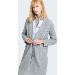 Jasnoszary Kardigan Hold You. Szare kardigany damskie marki other, xl, ze splotem. Za 69,99 zł.