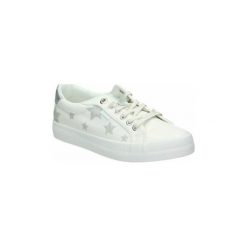 Buty MTNG ZAPATILLAS MUJER ACTION PU WHITE / MIN SILVER. Białe trampki i tenisówki damskie mtng, bez wzorów, bez zapięcia. Za 134,59 zł.