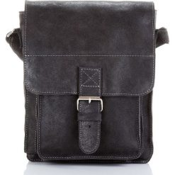 Czarna Torba męska Paolo Peruzzi Adventure na ramię. Czarne torby męskie skórzane Paolo Peruzzi, w paski, ze skóry. Za 289,00 zł.