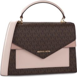 Torebka MICHAEL MICHAEL KORS - Ludlow 30T9GLNS2B Brn/Sfpk/Fwn. Różowe torebki klasyczne damskie MICHAEL Michael Kors, bez wzorów, ze skóry ekologicznej, eleganckie, bez dodatków. Za 1179,00 zł.