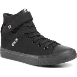 Trampki BIG STAR - FF274578 Black. Czarne półbuty damskie BIG STAR, bez wzorów, z gumy, bez zapięcia. Za 139,00 zł.