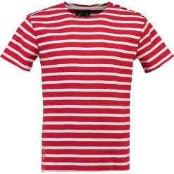 T-shirty męskie: Koszulka „Juicio” w kolorze czerwono-białym