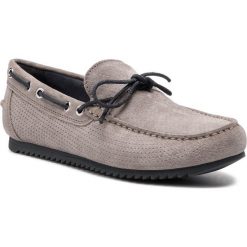 Mokasyny GEOX - U Shark A U82Q5A 00022 C9006 Smoke Grey. Szare mokasyny męskie Geox, z zamszu. W wyprzedaży za 259,00 zł.