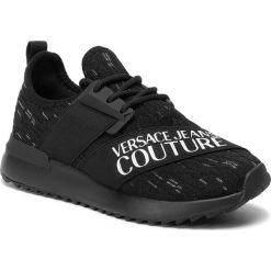Sneakersy VERSACE JEANS COUTURE - E0VUBSG5 70948 899. Czarne półbuty damskie Versace Jeans Couture, z jeansu. Za 549,00 zł.