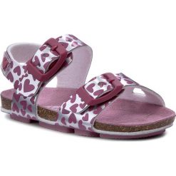 Sandały dziewczęce: Sandały AGATHA RUIZ DE LA PRADA – 172926 B-Plata Y Estampado Corazones (Mat Metal)