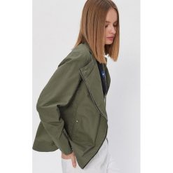 Kurtka z asymetrycznym zapięciem - Khaki. Brązowe kurtki damskie House, s, bez wzorów, bez kaptura. Za 139,99 zł.