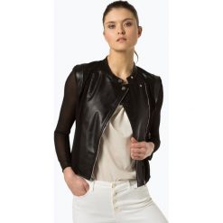 Guess Jeans - Kurtka damska, czarny. Czarne kurtki damskie marki Guess Jeans, m, z aplikacjami, z jeansu, bez kaptura. Za 569,95 zł.