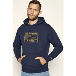 Bluza Tommy Jeans Tjm Surplus Hoodie DM0DM07889. Niebieskie bluzy męskie Tommy Jeans, m, bez wzorów, z jeansu, bez kołnierzyka, bez rękawów, bez kaptura. W wyprzedaży za 309,00 zł.