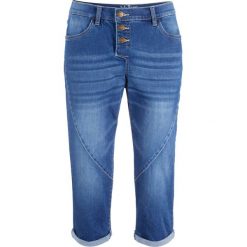 Dżinsy rybaczki "multi-stretch" Boyfriend bonprix niebieski. Niebieskie jeansy damskie bonprix. Za 99,99 zł.