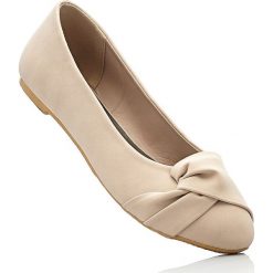 Baleriny bonprix cielisty. Brązowe baleriny damskie marki bonprix. Za 69,99 zł.