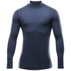 Koszulki sportowe męskie: Devold Koszulka Termoaktywna Z Długim Rękawem Hiking Man Half Zip Neck Night L