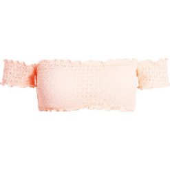 Stroje dwuczęściowe damskie: Seafolly COLD SHOULDER BANDEAU Góra od bikini peach