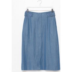 Simple - Spódnica. Szare spódniczki jeansowe Simple, s, midi, rozkloszowane. W wyprzedaży za 299,90 zł.