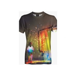 TV men's t-shirt. Brązowe t-shirty męskie marki Mars from venus, s, bez wzorów, bez kołnierzyka. Za 101,40 zł.