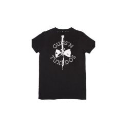 T-SHIRT KNIFE 2. Czarne t-shirty męskie marki Guns&tuxedos, m, bez wzorów, klasyczne, z klasycznym kołnierzykiem. Za 219,00 zł.
