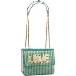 Torebka PATRIZIA PEPE - 2V8015/A4BJ-F1PD Glam Azure Love. Niebieskie torebki klasyczne damskie Patrizia Pepe, bez wzorów, ze skóry, eleganckie, bez dodatków. W wyprzedaży za 739,00 zł.