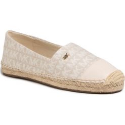 Espadryle MICHAEL MICHAEL KORS - Kendrick Toe Cap 40S0KNFP1Y Natural. Brązowe espadryle damskie MICHAEL Michael Kors, na co dzień, bez wzorów, ze skóry ekologicznej, bez obcasa, na płaskiej podeszwie, bez zapięcia. Za 469,00 zł.