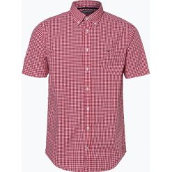 Tommy Hilfiger - Koszula męska, czerwony. Czerwone koszule męskie na spinki TOMMY HILFIGER, m, w kratkę, button down. Za 199,95 zł.