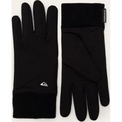 Quiksilver - Rękawiczki. Czarne rękawiczki męskie Quiksilver, bez wzorów, z poliesteru. Za 79,90 zł.