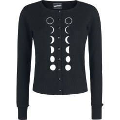Swetry damskie: Banned Moon Cardigan Kardigan damski czarny