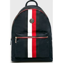 Tommy Hilfiger - Plecak. Niebieskie plecaki damskie TOMMY HILFIGER, bez wzorów, z nylonu. W wyprzedaży za 359,90 zł.