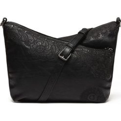 Desigual Melody Harry Mini Torebka Czarny. Czarne torebki klasyczne damskie Desigual, w paski, z materiału. Za 318,95 zł.