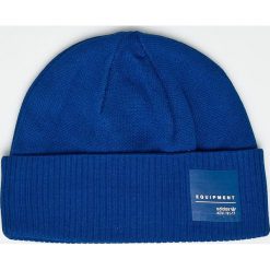Adidas Originals - Czapka. Niebieskie czapki męskie marki adidas Originals, na zimę, z bawełny. W wyprzedaży za 89,90 zł.