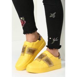 Żółte Sneakersy Move Around. Żółte buty sportowe damskie vices, w paski, sportowe. Za 39,99 zł.