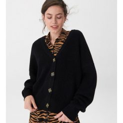 Kardigan oversize - Czarny. Czarne swetry damskie House, s, bez wzorów. W wyprzedaży za 39,99 zł.