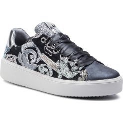 Sneakersy DOCKERS - 44NA201-706669 Navy/Multi. Szare półbuty damskie DOCKERS, na co dzień, bez wzorów, ze skóry ekologicznej, bez obcasa, bez zapięcia. W wyprzedaży za 169,00 zł.