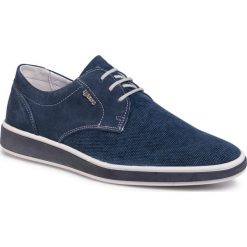 Półbuty IGI&CO - 5108355 Blu C. Niebieskie półbuty męskie IGI&CO, na co dzień, bez wzorów, ze skóry, bez zapięcia. W wyprzedaży za 369,00 zł.