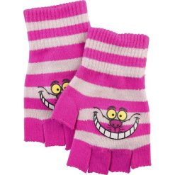 Rękawiczki damskie: Alicja w Krainie Czarów Cheshire Cat Rękawiczki bez palców różowy