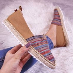 Espadryle damskie: Espadryle damskie brązowe Big Star AA274178