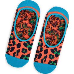 Skarpety Stopki Unisex HAPPY SOCKS - LEO06-2000 Kolorowy Pomarańczowy. Pomarańczowe skarpetki damskie w kolorowe wzory, z elastanu. Za 27,90 zł.