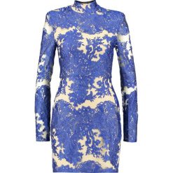 Sukienki: Missguided HIGH NECK BODYCON DRESS Sukienka koktajlowa blue