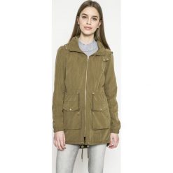 Only - Kurtka. Czarne kurtki damskie ONLY, s, bez wzorów, z poliesteru, długie. W wyprzedaży za 119,90 zł.