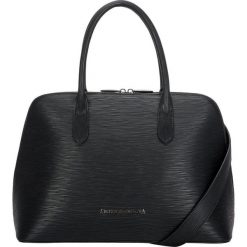 Smith & Canova torebka 93004 czarna. Czarne torebki klasyczne damskie Smith & Canova, bez wzorów, eleganckie, do ręki, bez dodatków. W wyprzedaży za 539,00 zł.