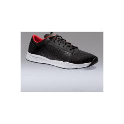 Buty fitness kardio 500 męskie. Czarne buty sportowe męskie DOMYOS, z poliesteru, bez zapięcia, na fitness i siłownię. Za 129,99 zł.