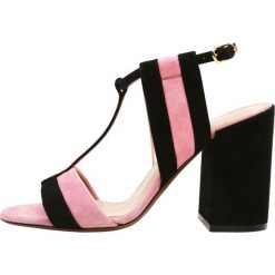 Sandały damskie: L’Autre Chose Sandały na obcasie black/pink