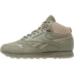 Trampki męskie: Reebok Classic CL LEATHER MID TWD Tenisówki i Trampki wysokie hunter green/stone grey