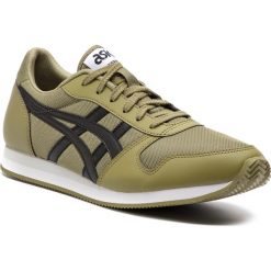 Sneakersy ASICS - TIGER Curreo II 1191A157 Aloe/Black 201. Zielone sneakersy męskie Asics, na co dzień, bez wzorów, ze skóry ekologicznej, bez zapięcia. W wyprzedaży za 229,00 zł.