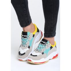 Buty sportowe damskie: Szaro-Miętowe Buty Sportowe Boomerang